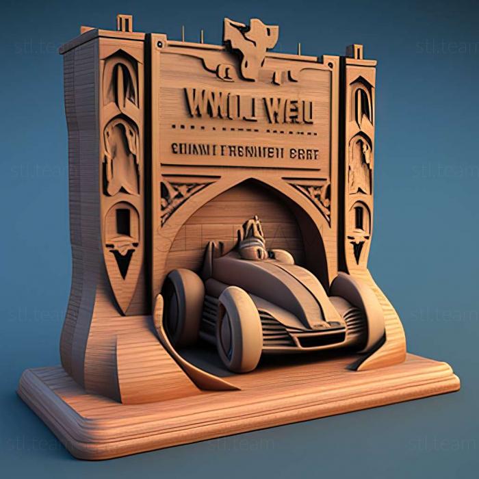 3D модель Гра Walt Disney World QueMagical Racing Tour (STL)